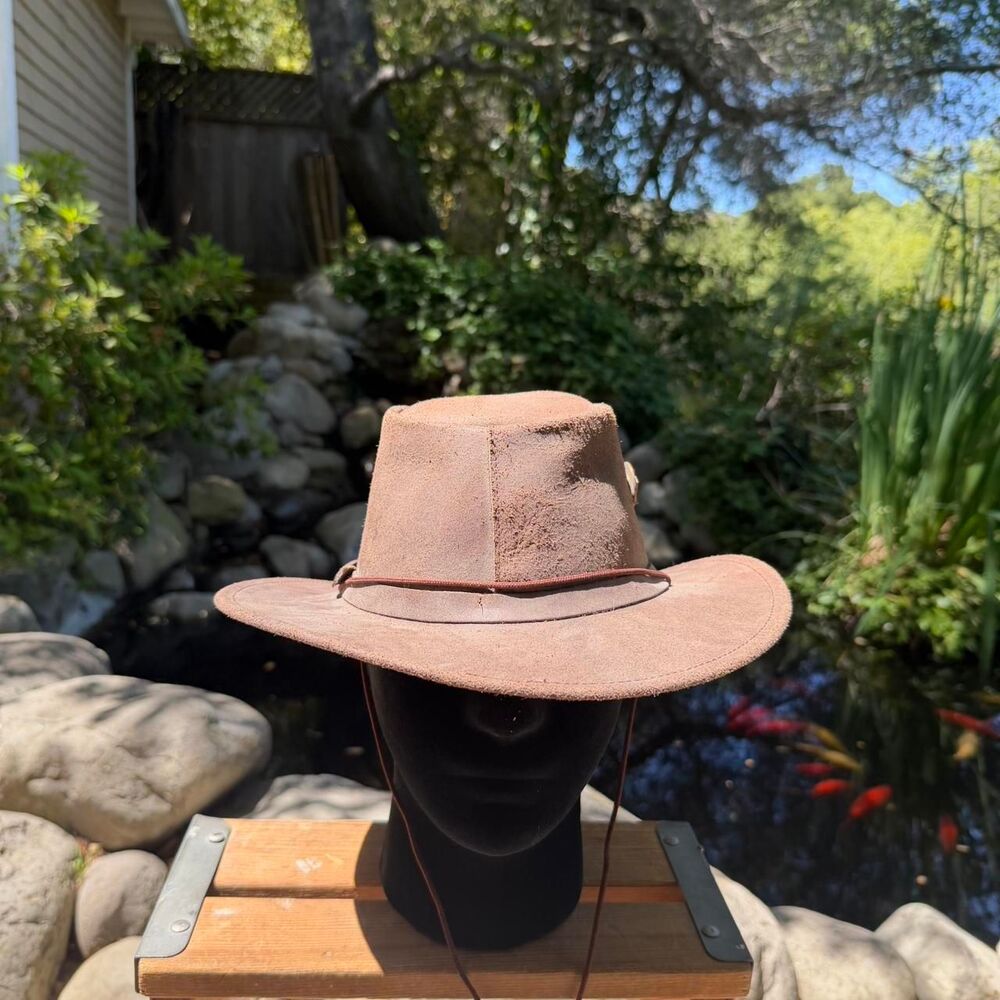 Unbranded Men's Brown and Tan Hat